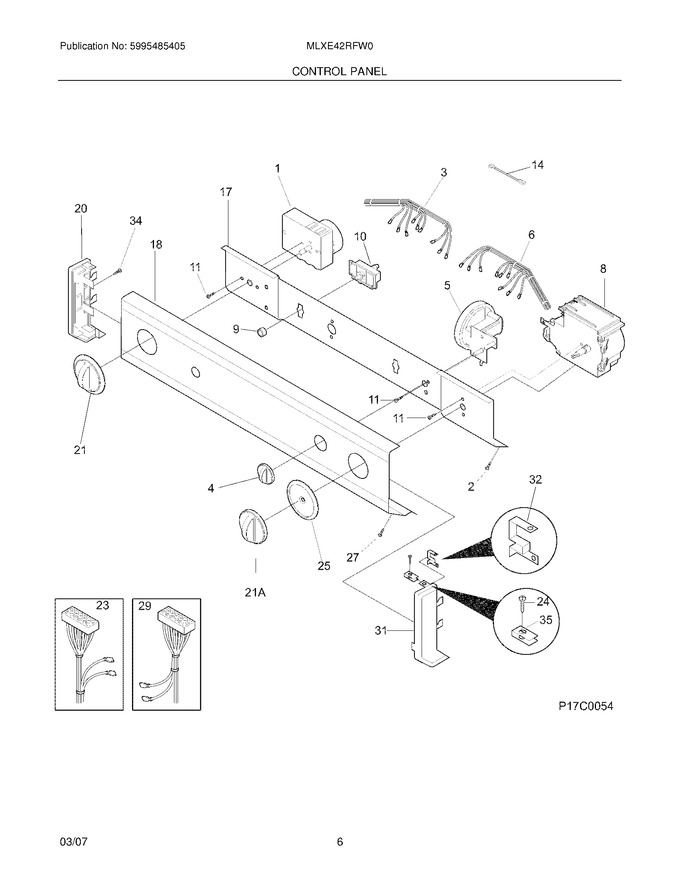 Diagram for MLXE42RFW0