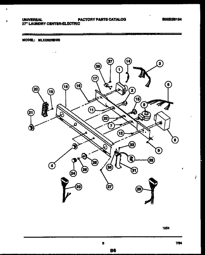 Diagram for MLXE62RBD0