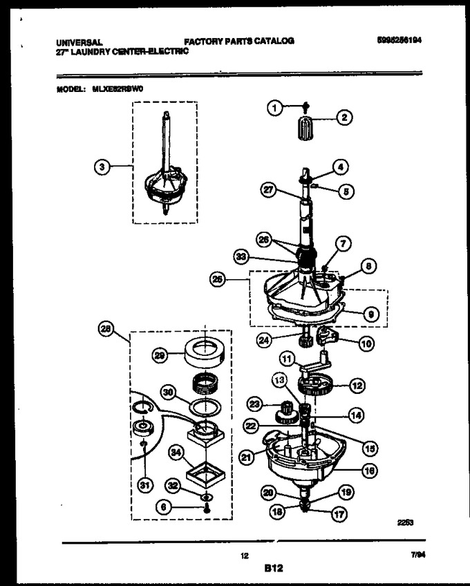 Diagram for MLXE62RBD0