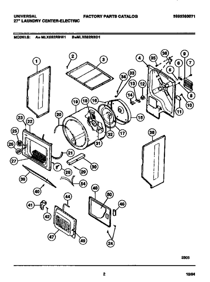 Diagram for MLXE62RBD1