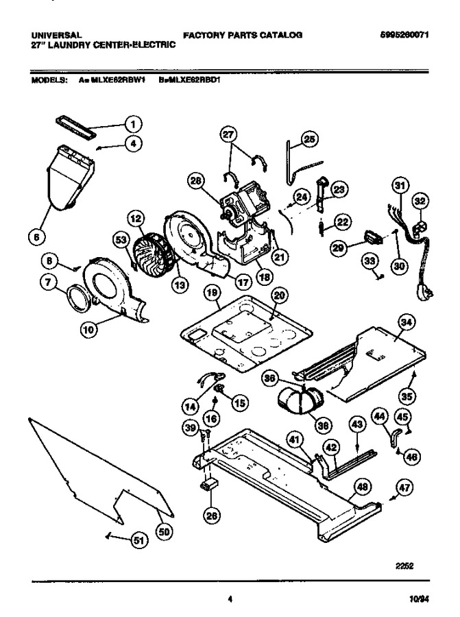 Diagram for MLXE62RBD1