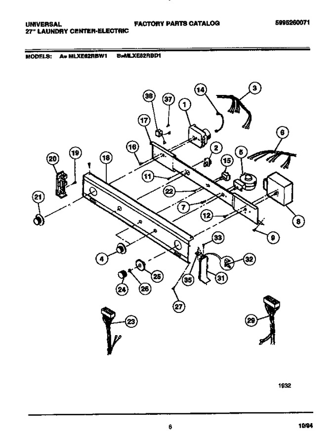 Diagram for MLXE62RBD1