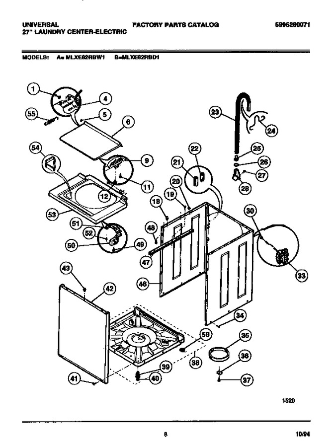 Diagram for MLXE62RBD1