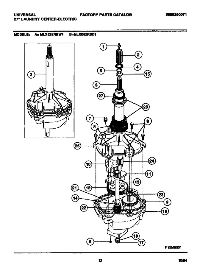 Diagram for MLXE62RBD1