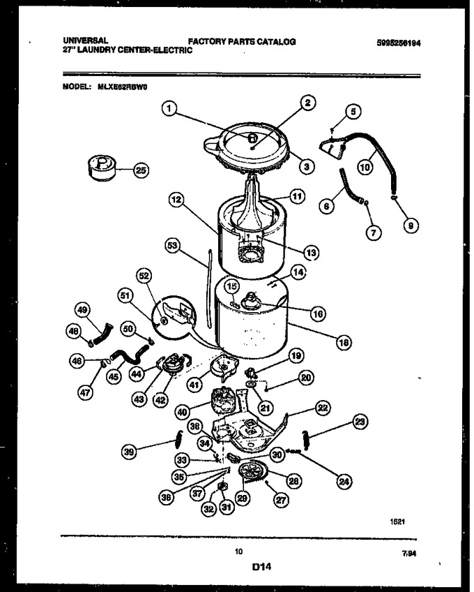 Diagram for MLXE62RBW0