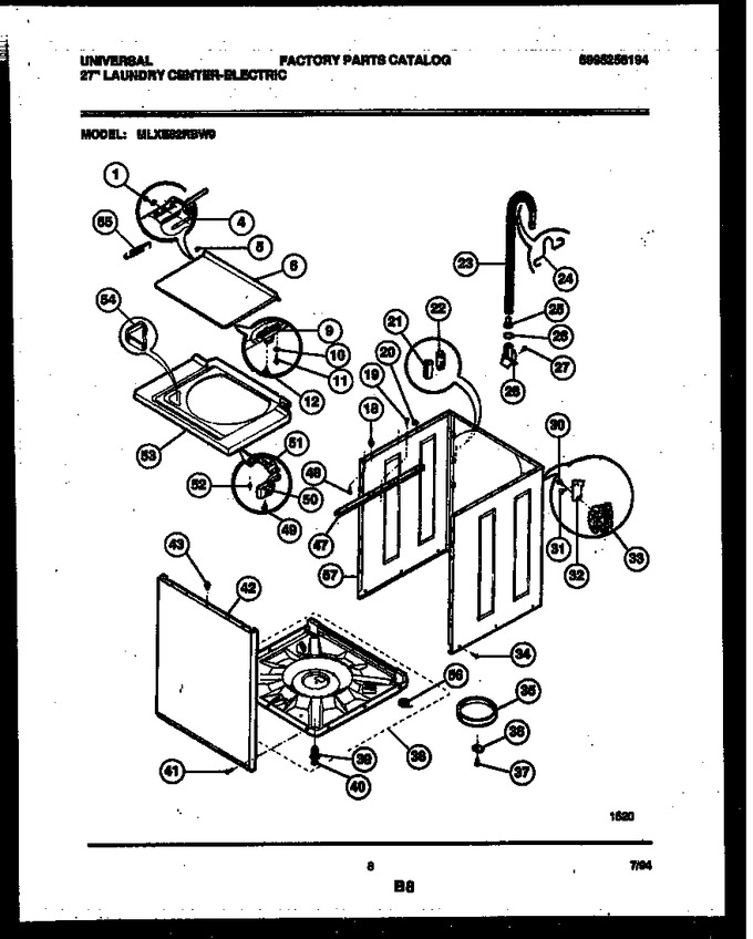 Diagram for MLXE62RBWD0