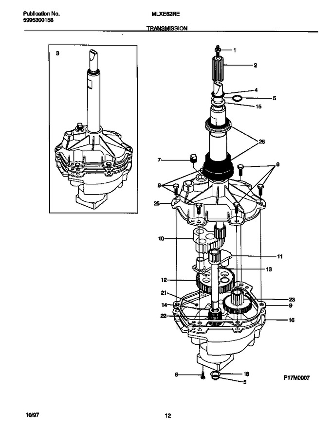 Diagram for MLXE62REW3