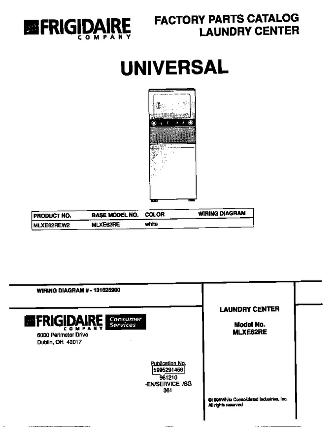 Diagram for MLXE62REW2