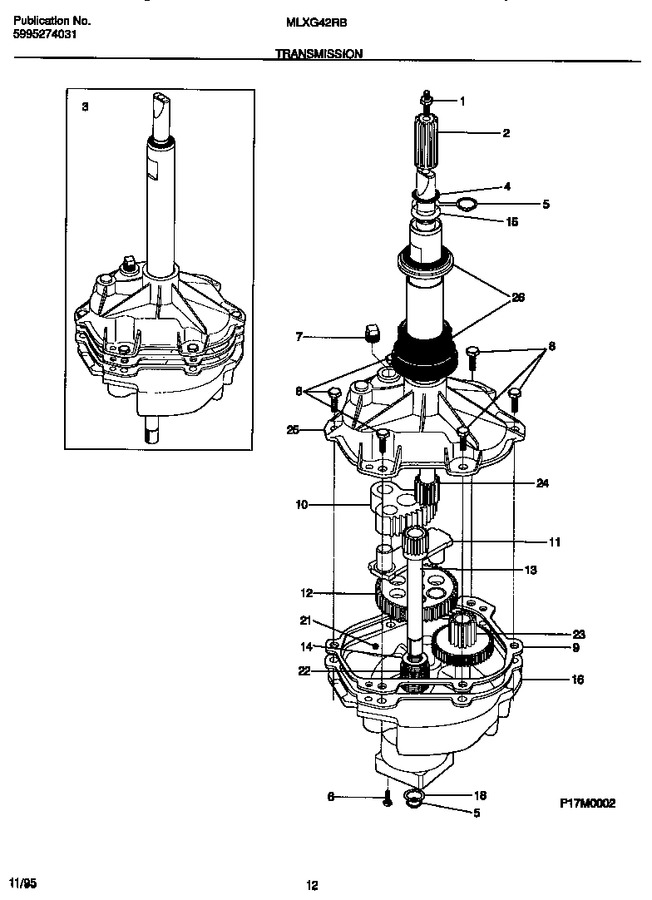 Diagram for MLXG42RBW2
