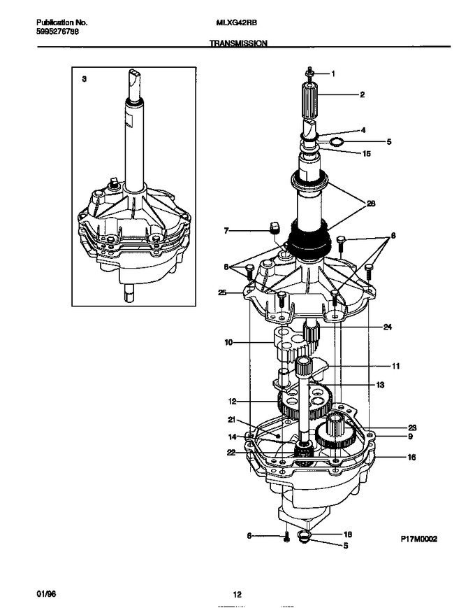 Diagram for MLXG42RBW3