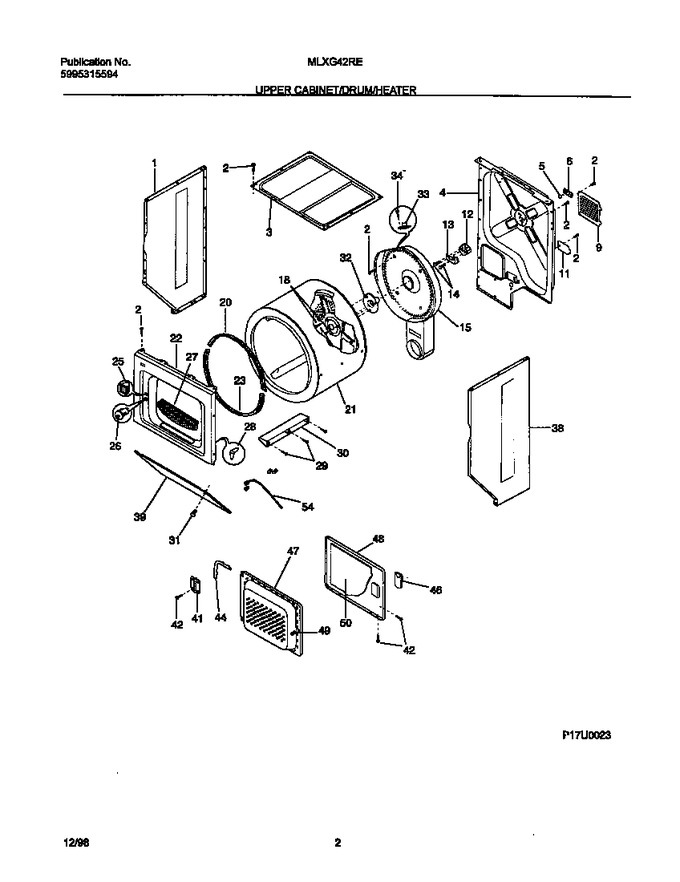 Diagram for MLXG42REW4