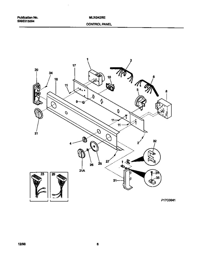 Diagram for MLXG42REW4