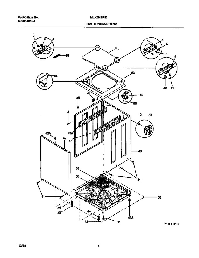 Diagram for MLXG42REW4