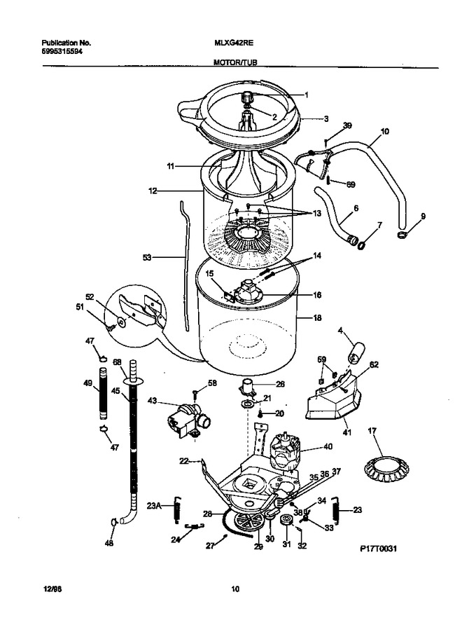 Diagram for MLXG42REW4