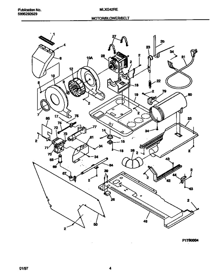 Diagram for MLXG42REW1