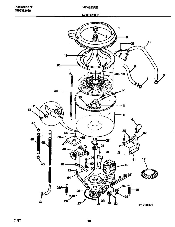 Diagram for MLXG42REW1