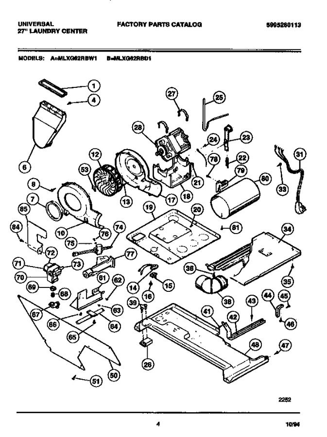 Diagram for MLXG62RBW1