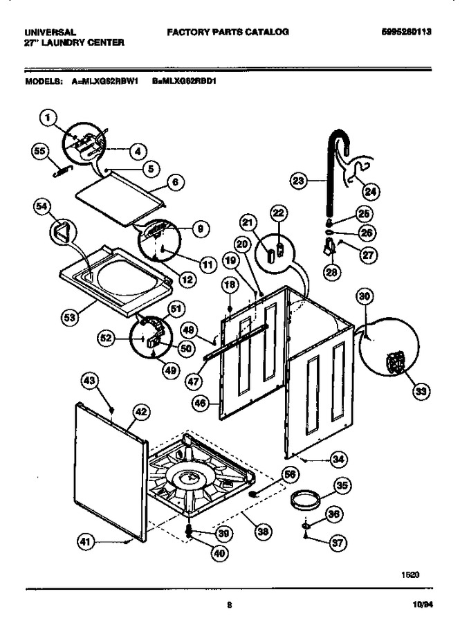 Diagram for MLXG62RBW1