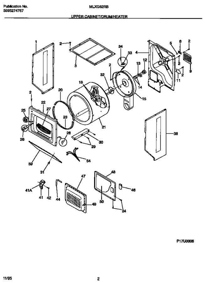 Diagram for MLXG62RBW2