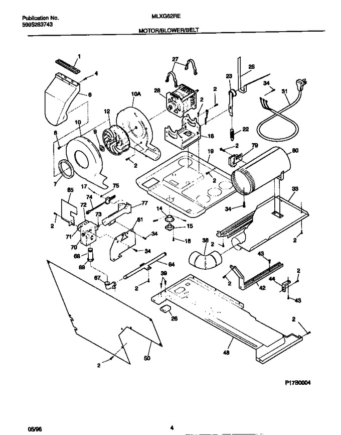 Diagram for MLXG62REW0