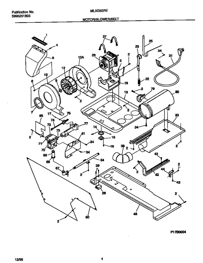 Diagram for MLXG62REW1