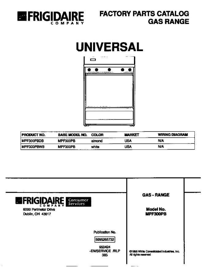 Diagram for MPF300PBWB