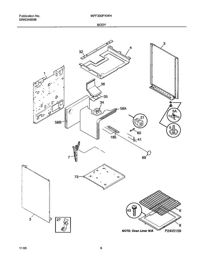 Diagram for MPF300PXWH