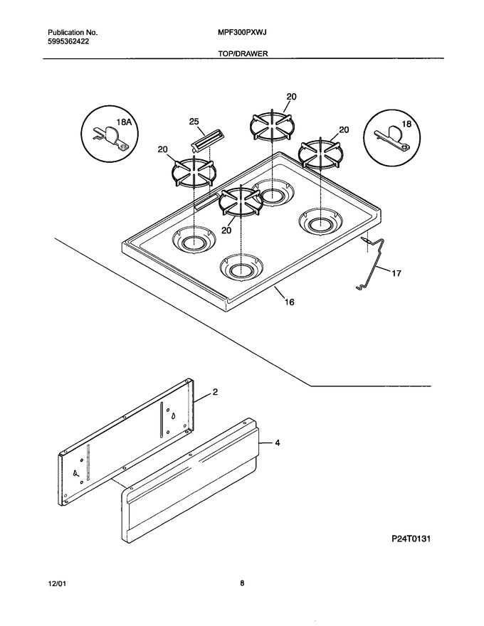 Diagram for MPF300PXWJ