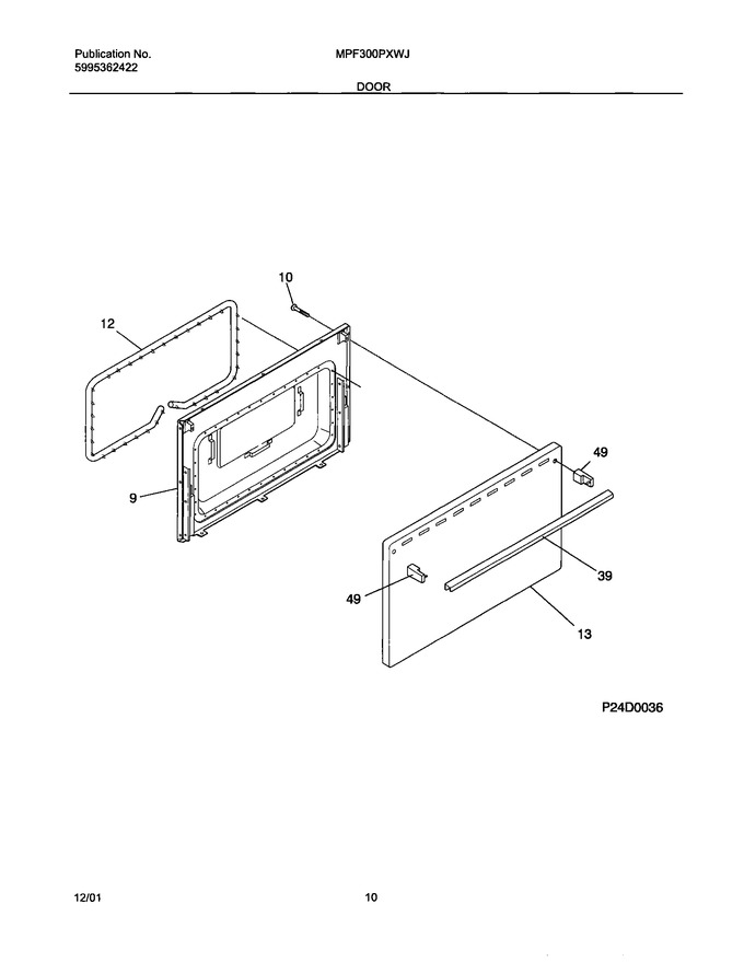 Diagram for MPF300PXWJ