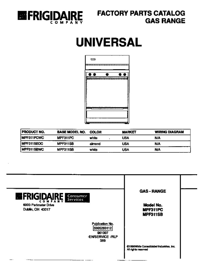 Diagram for MPF311PCWC