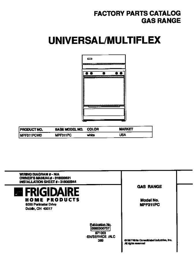 Diagram for MPF311PCWD