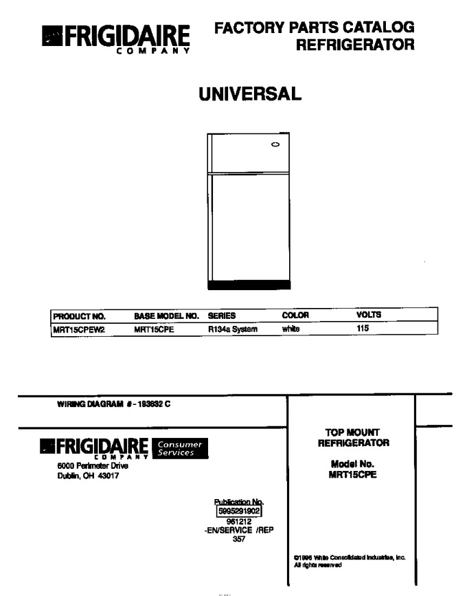 Diagram for MRT15CPEW2