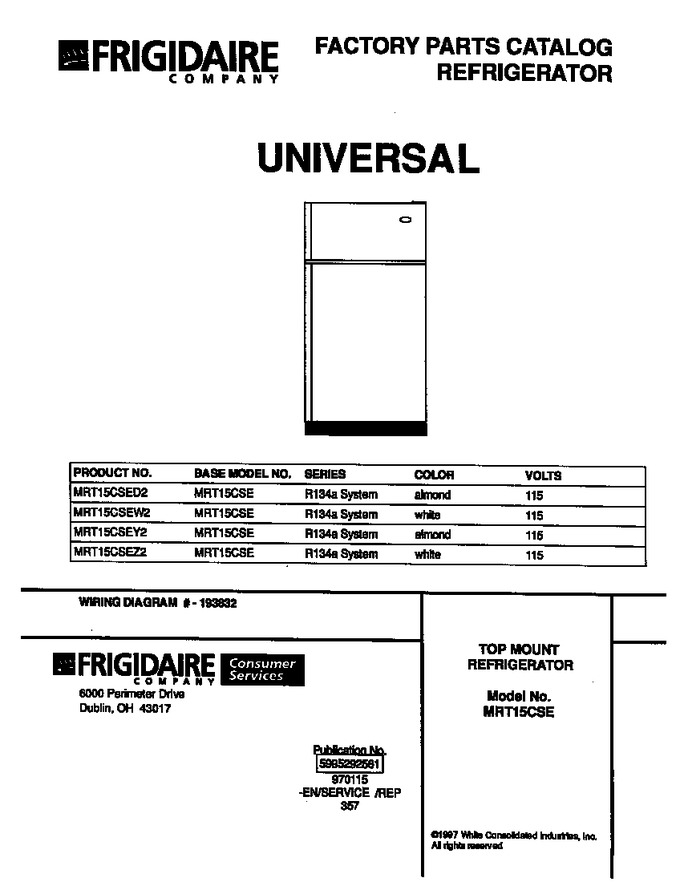 Diagram for MRT15CSEW2
