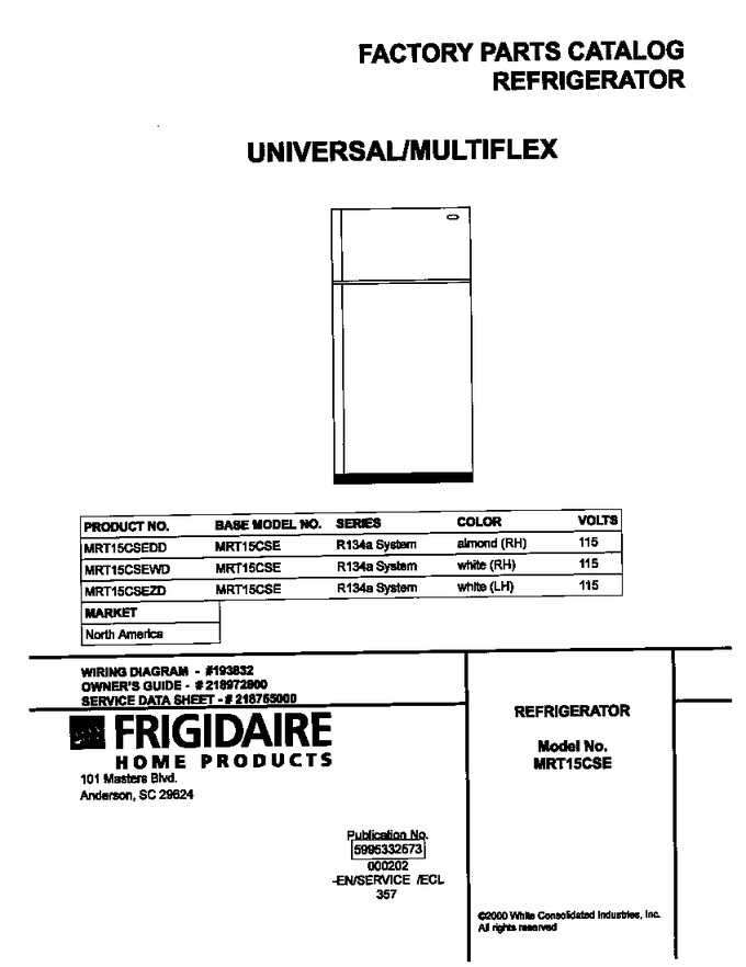 Diagram for MRT15CSEWD