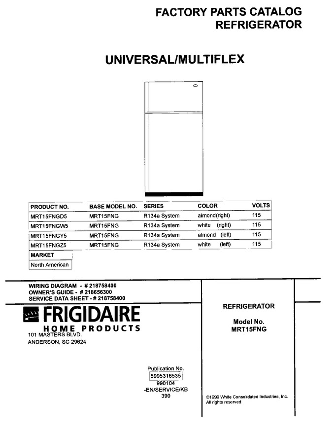 Diagram for MRT15FNGW5