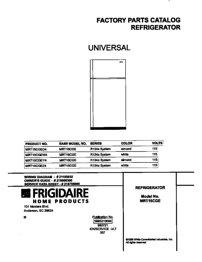 Diagram for MRT16CGED4