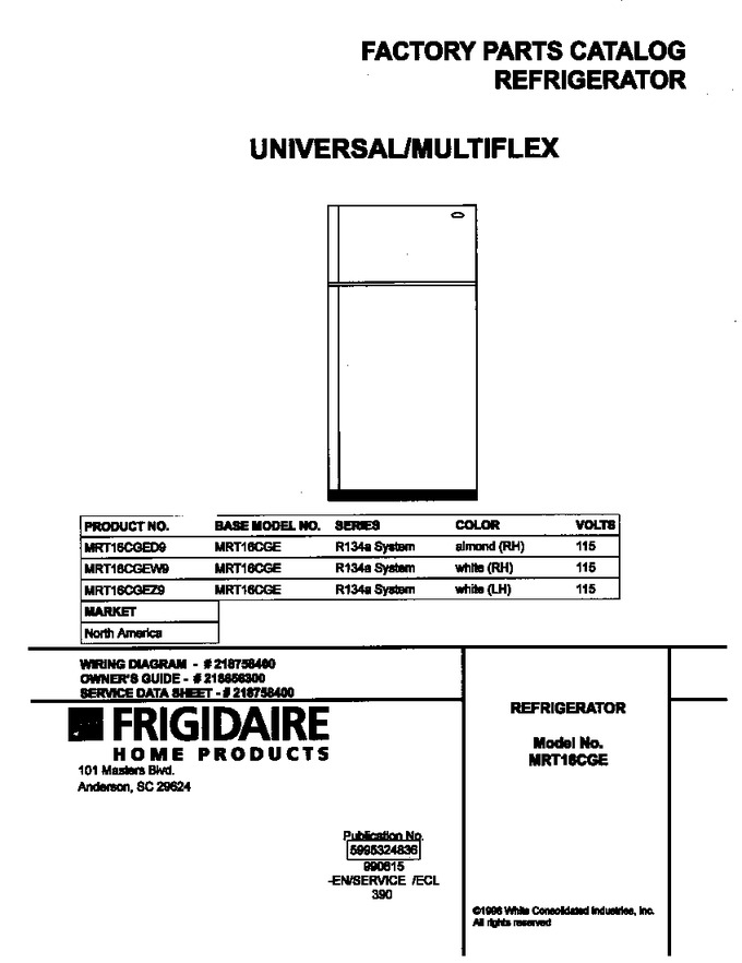 Diagram for MRT16CGED9