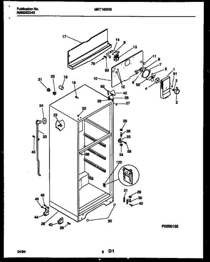 Diagram for MRT18BRBW0