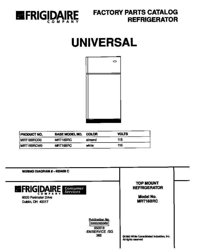 Diagram for MRT18BRCW0