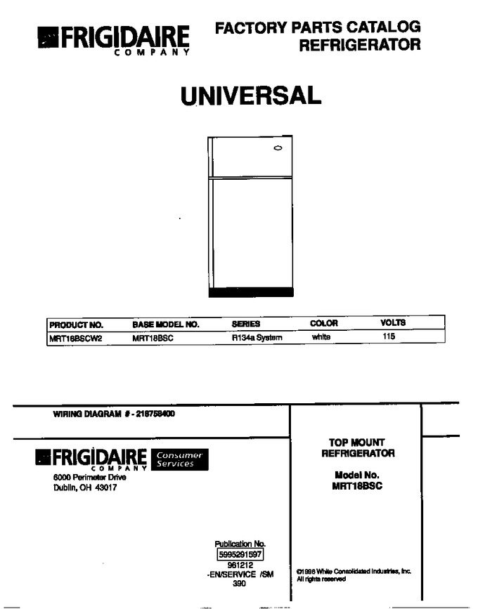 Diagram for MRT18BSCW2