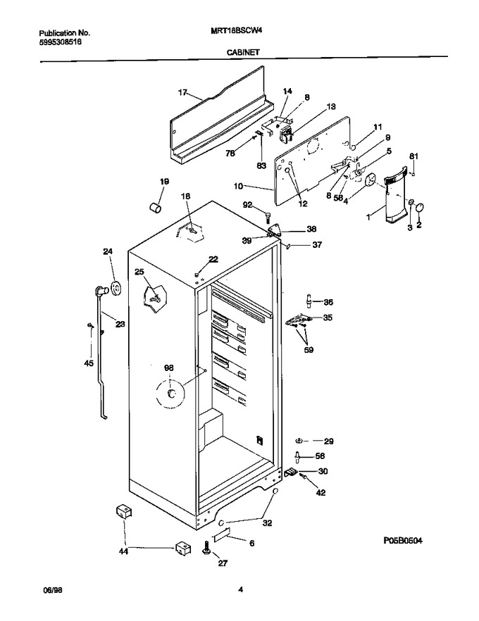 Diagram for MRT18BSCW4