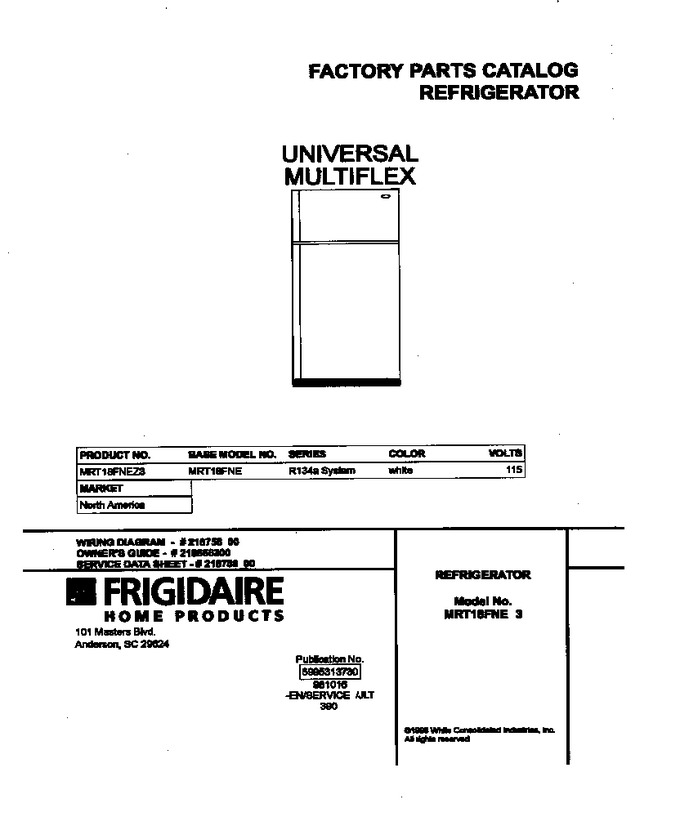 Diagram for MRT18FNEZ3