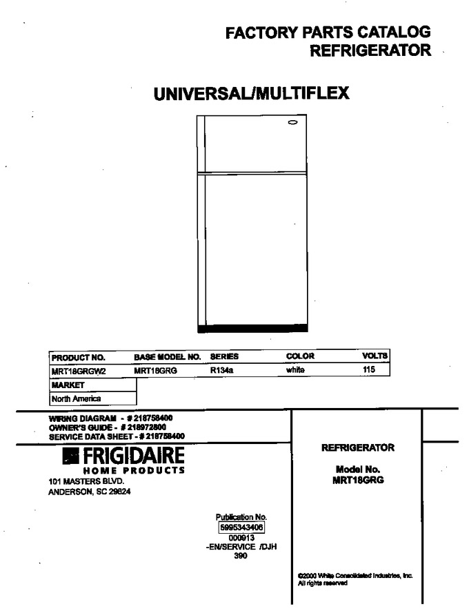 Diagram for MRT18GRGW2