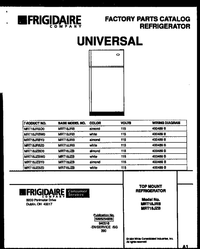 Diagram for MRT18JRBY0