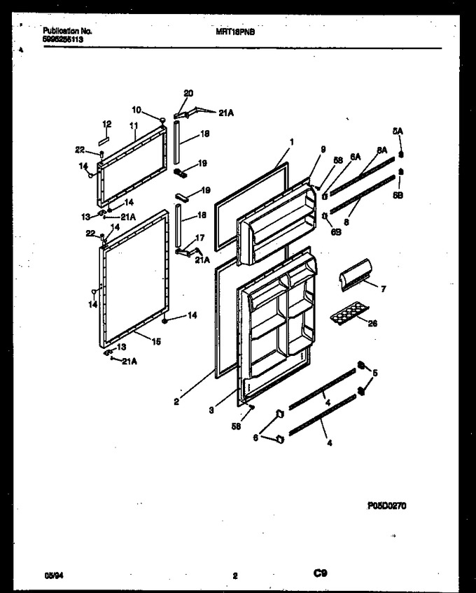 Diagram for MRT18PNBW0/Z0