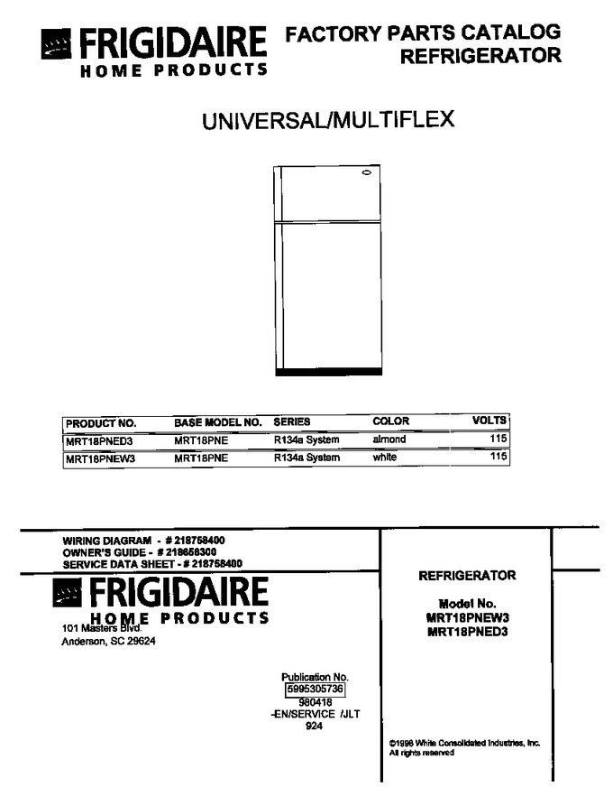 Diagram for MRT18PNEW3