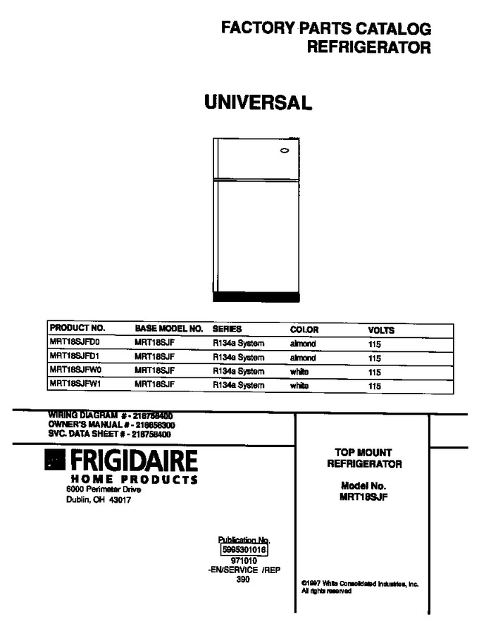 Diagram for MRT18SJFW1