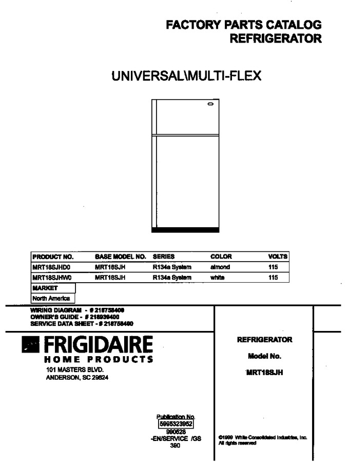 Diagram for MRT18SJHW0