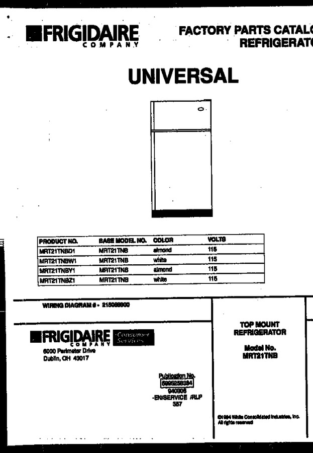 Diagram for MRT21TNBD1
