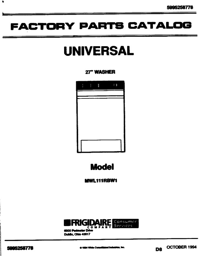 Diagram for MWL111RBW1